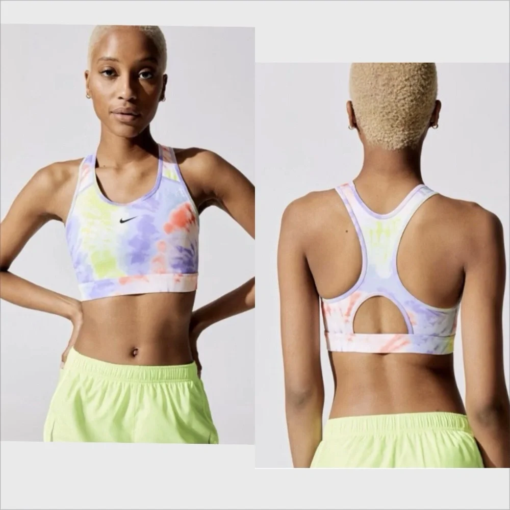 Nike Women's Dri-FIT Swoosh Tie-Dye Sports Bra Nike Womens gently used size XL
